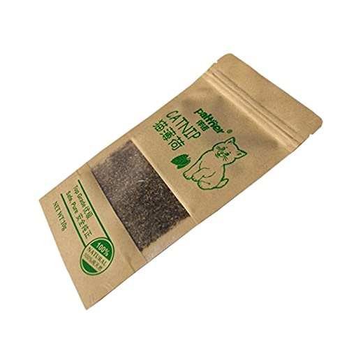Hierba gatera, bolsa de hierba gatera natural orgánica, premium, juguete para gatos, suplemento de vitaminas, protege el estómago del gato, mantiene a las mascotas sanas y no tóxicas