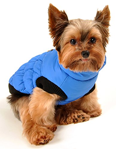 Hip Doggie HD de 5scbl Crown búfer Vest Perros – Bata, XL, Color Azul