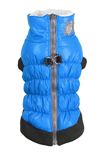 Hip Doggie HD de 5scbl Crown búfer Vest Perros – Bata, XL, Color Azul