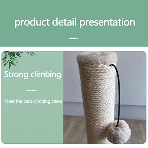 HIZQ Rascador Muy Estable, Adecuado para Garras De Molienda De Gatos Pequeños A Grandes, Diseño Elegante Adecuado para Cualquier Decoración del Hogar