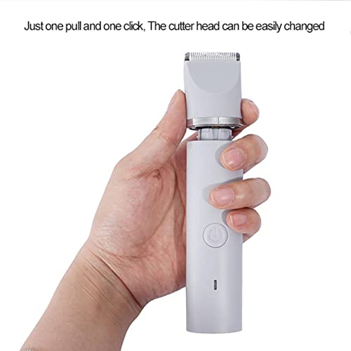 HJTCZHUANYONG Cortaúñas de afeitar para gatos o perros, de bajo ruido, recargable por USB, inalámbrico, eléctrico, silencioso, para perros, gatos, mascotas, cortaúñas de aseo para mascotas