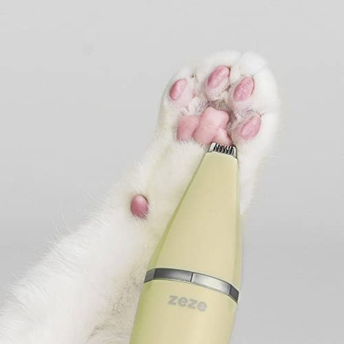HJTCZHUANYONG Cortaúñas de afeitar para gatos o perros, de bajo ruido, recargable por USB, inalámbrico, eléctrico, silencioso, para perros, gatos, mascotas, cortaúñas de aseo para mascotas