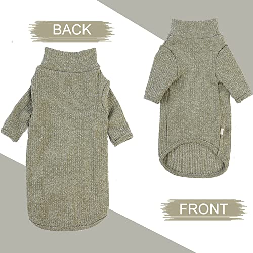 Hjyokuso Chaleco sin Pelo de Gato suéter de Cuello Alto, Transpirable Adorable Ropa de la Camisa de Desgaste del Gato, Camisetas de Gatito con Mangas, Pijama de Gato para Sphynx, Devon Rex, Peterbald