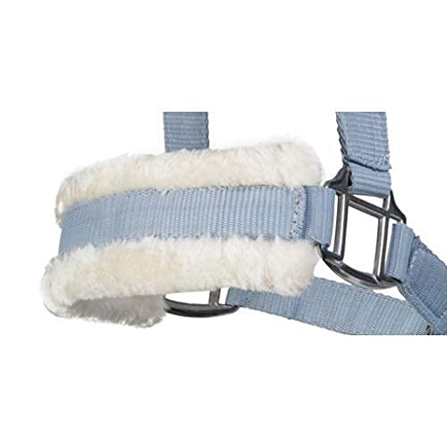 HKM 11796 - Cabestro para caballo (acolchado), color gris claro