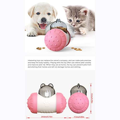 HKUJG Bola De Comida para Perros,Juguetes Dispensadores De Alimentos para Mascotas,Bola Dispensadora De Golosinas para Perros Y Mascotas,Juguetes para Perros Y Gatos,Blue