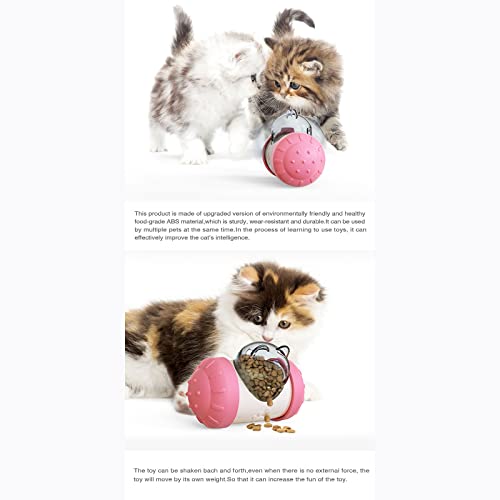 HKUJG Bola De Comida para Perros,Juguetes Dispensadores De Alimentos para Mascotas,Bola Dispensadora De Golosinas para Perros Y Mascotas,Juguetes para Perros Y Gatos,Blue