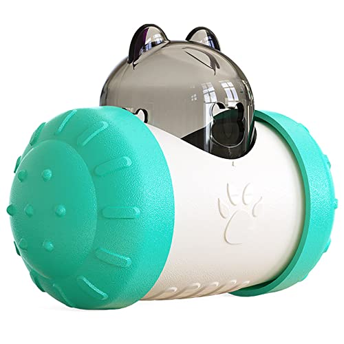 HKUJG Bola De Comida para Perros,Juguetes Dispensadores De Alimentos para Mascotas,Bola Dispensadora De Golosinas para Perros Y Mascotas,Juguetes para Perros Y Gatos,Blue
