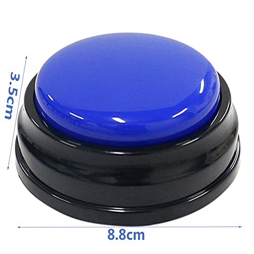 Hmpet Campanas de Entrenamiento para Perros,4 Pcs Botones Parlantes para Perros,Juguetes Interactivos,para Entrenar A Tu Cachorropara