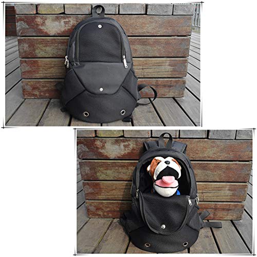 Homieco Mochilas para Perros Gatos, Bolsa de Transporte para Mascotas Gatos Perros, Portador de Viaje Mochila del Peso hasta 4kg para Viajar/Senderismo/Camping