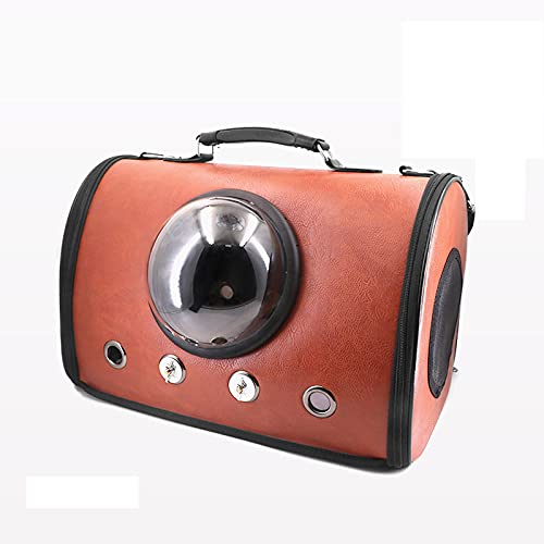 Hong Yi Fei-Shop Jaula Pájaros Bolsa de Viaje de Aves Pájaro portátil portátil Transpirable Espacio Transparente cápsula para pájaros pequeños para Exteriores al Aire Libre Jaula (Size : E)