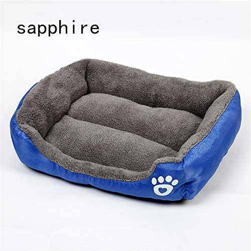 hongyupu Cama para Gatos Cama Perro pequeño Gatito Cama Camas de Gato para Gatos medianos Perro Cama Cueva Nido Mascota Camas para Perros Perro sofá Cama Royal Blue,l
