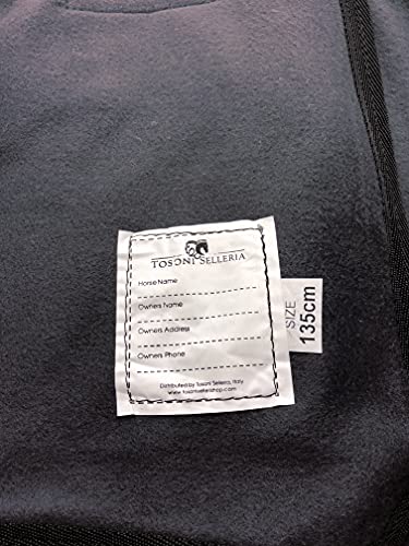 Horses, Manta Polar Para Caballos, Modelo Básico, Suave y Confortable, Ideal Para Transporte y Después del Trabajo (Gris- 145 cm)