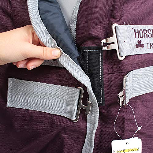 Horseware Amigo Hero Ripstop 200 g - Fig/Silver