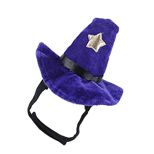 HoveeLuty Pet Wardard Hat Hombre Halloween Dog Cat Cosplay Party Decoración Tocado Pet Pet Fiesta De Navidad Cosplay Suministros 1pcs