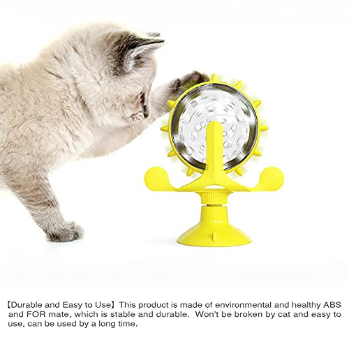 Hswpzx Juguetes para Gatos, Juguetes interactivos de Escape de Hospitalidad, Juguetes con Ruedas giratorias para Perros y Gatos, Accesorios para Suministros para Mascotas