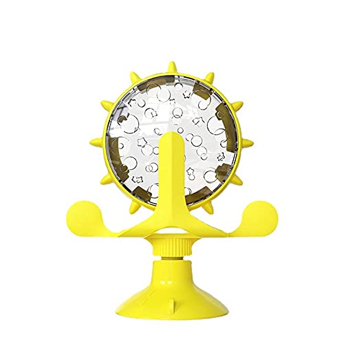 Hswpzx Juguetes para Gatos, Juguetes interactivos de Escape de Hospitalidad, Juguetes con Ruedas giratorias para Perros y Gatos, Accesorios para Suministros para Mascotas