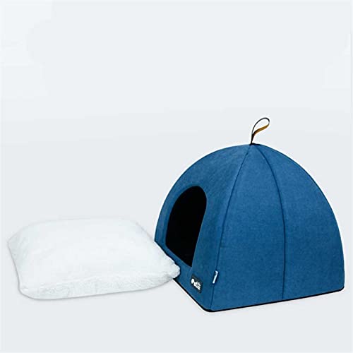 Huangyingui Pet YURT, Tienda de Mascotas, collible Mat Cat Tepee Cat Tent Catio Catio de Gato Lindo Cama Cueva Cama Cama Dogal (Size : M)