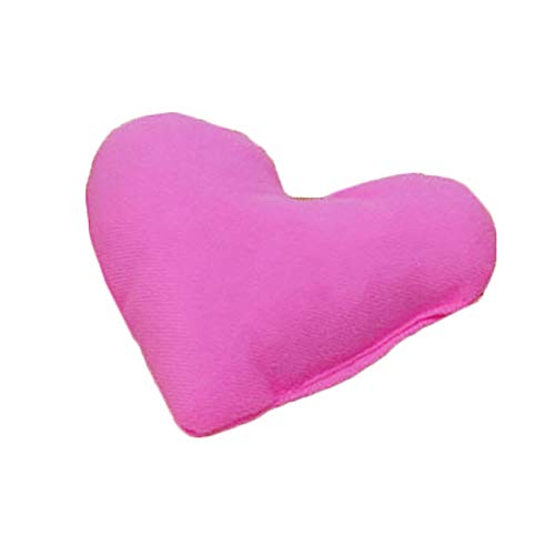 Huhuswwbin - Cojín para Perro, diseño de corazón, Color Rosa