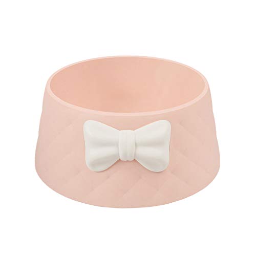 huihuijia Comedero Gato Comederos para Perros Tazón de Gato Antideslizante Cuencos para Perros Criado de Gato Gato Bowl Set Cuenco para Perros y Gatos Pink