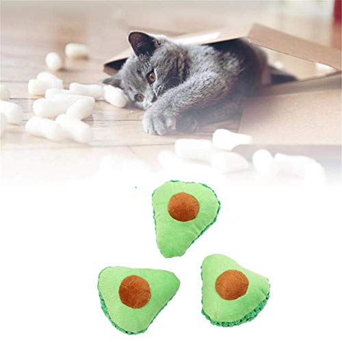 huihuijia Juguete Gato Peluche Gato Juegos Gatos Pescado Gato Juguete Peces De Juguete Que Nadan Gatitos De Juguete Peluche para Gatos para Morder Patear Dormir Avocado