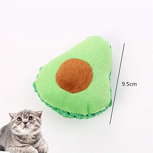 huihuijia Juguete Gato Peluche Gato Juegos Gatos Pescado Gato Juguete Peces De Juguete Que Nadan Gatitos De Juguete Peluche para Gatos para Morder Patear Dormir Avocado