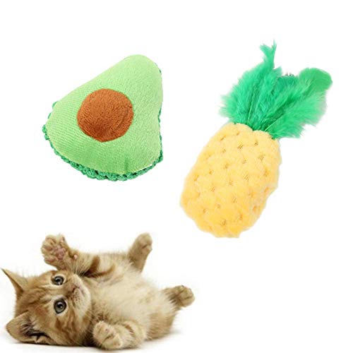 huihuijia Juguete Gato Peluche Gato Juegos Gatos Pescado Gato Juguete Peces De Juguete Que Nadan Gatitos De Juguete Peluche para Gatos para Morder Patear Dormir Avocado