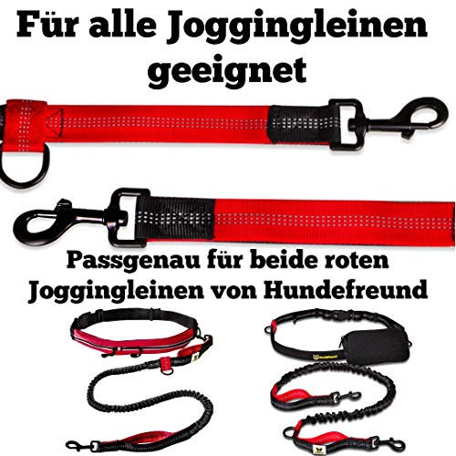 Hundefreund Cuerda elástica de Correa de Perro Manos Libres | Extensión para Cuerda de Perro | Cuerda de Repuesto