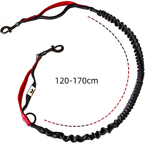 Hundefreund Cuerda elástica de Correa de Perro Manos Libres | Extensión para Cuerda de Perro | Cuerda de Repuesto