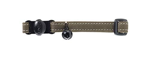 HUNTER Collar para Gatos huntingoliva, Piel