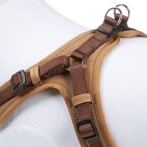 HUNTER Vario Arnés de Neopreno rápido, Mediano, 55 – 70 cm, 15 mm, marrón/casamel