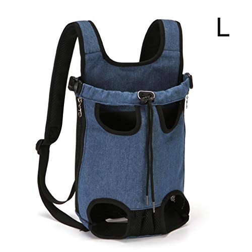 Huyiko - Mochila para perro, bolsa de viaje portátil, manos libres, para gatos y perros de compañía