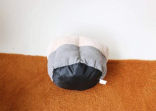 HWMYA Cama del Animal doméstico de la Cueva, Deep Dish Cuddler Auto-Calentamiento del Gato y del Perro Cojín Cama para Mejorar el sueño, Abrazo Carpa Cesta Agujero,2,42x42x25cm