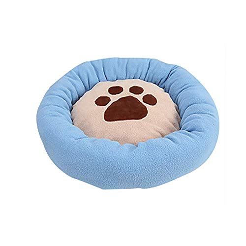 HYY-AA Invierno súper blando cojín del animal doméstico Nido, caliente grueso del terciopelo de algodón redonda Huellas de la perrera del cojín, lavable, conveniente for la litera del gato de la perre