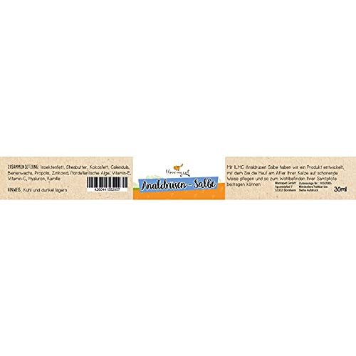 I love my cat Pomada anal, producto de alta calidad para el cuidado de gatos, 30 ml