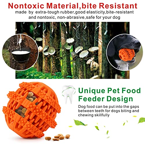 Idepet-Pelota de Juguete para Perros,no tóxica,Resistente a Las mordidas,para Perros,Gatos y Cachorros - Pelota para Limpiar los Dientes de Tus Mascotas y para darles premios-Entrenamiento de Ci