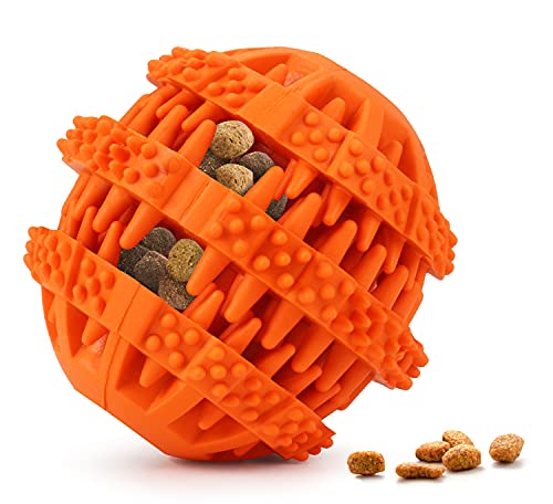 Idepet-Pelota de Juguete para Perros,no tóxica,Resistente a Las mordidas,para Perros,Gatos y Cachorros - Pelota para Limpiar los Dientes de Tus Mascotas y para darles premios-Entrenamiento de Ci