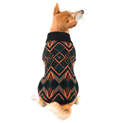 Idepet Perros suéter Ropa de Gato,Abrigo de Invierno para Perros Chaqueta Chaleco suéter cálido para Mascotas Ropa Gatitos Cachorros Peluche Chihuahua