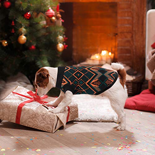 Idepet Perros suéter Ropa de Gato,Abrigo de Invierno para Perros Chaqueta Chaleco suéter cálido para Mascotas Ropa Gatitos Cachorros Peluche Chihuahua