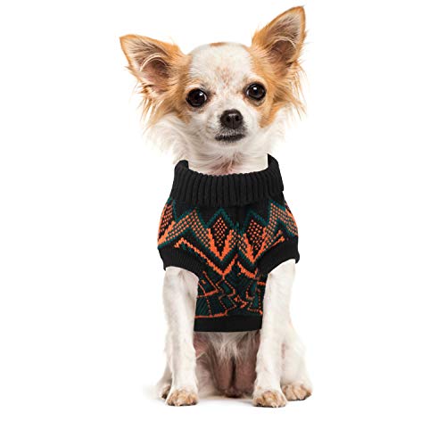 Idepet Perros suéter Ropa de Gato,Abrigo de Invierno para Perros Chaqueta Chaleco suéter cálido para Mascotas Ropa Gatitos Cachorros Peluche Chihuahua