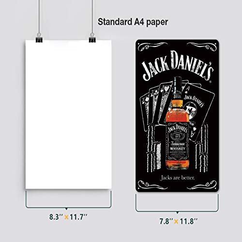 IMIMOEXQ Gato y Perro Letrero de Metal Vintage Placa Linda para Mascotas Nido para Mascotas Panel de la Puerta Decoración Tienda de Mascotas Etiqueta de la Pared Bar Club Decoración 20x30cm 06