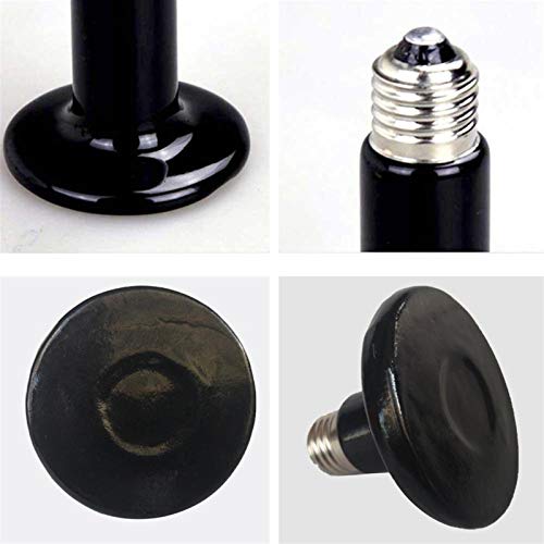 Inicio y cocina Infrarrojo de cerámica bulbo calor emisor de luz for reptil Incubadora Pet Et aislamiento de la lámpara de 50W pet reptil calefacción del infrarrojo lejano ( Color : 50w )