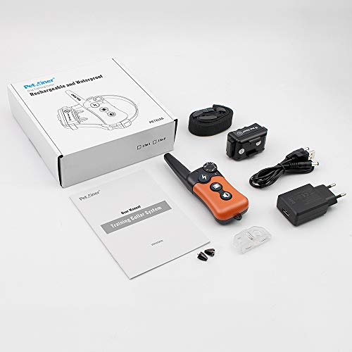 Ipets Petrainer PET619 Original, 300 Metros, opcion con 1 o 2 Collares 100% Sumergible - 3 Modos, Manejo Sencillo, ergonómico y pequeño. Distribuidor Oficial Petrainer (A - con 1 Receptor)