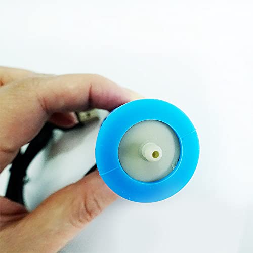 Irtyif Bomba de oxígeno USB, Bomba de oxígeno silenciosa, Bomba de oxígeno Que Ahorra energía, Burbujeador de pecera, Máquina de oxígeno para Pesca, Bomba de Masa de Aire con válvula Ajustable, Azul