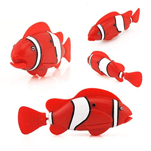 iwobi 4PCS Juguetes para Gatos, Juguete Interactivo para Gatos, Eléctricos Artificiales Peces en Movimiento Gato burlas Juguete