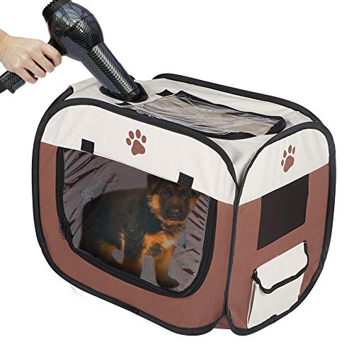 JADPES Secador de Gatos, Bolsa de baño para Gatos Aseo de Mascotas Caja de secador de Gatos para Otras Mascotas para Gatos para Perros