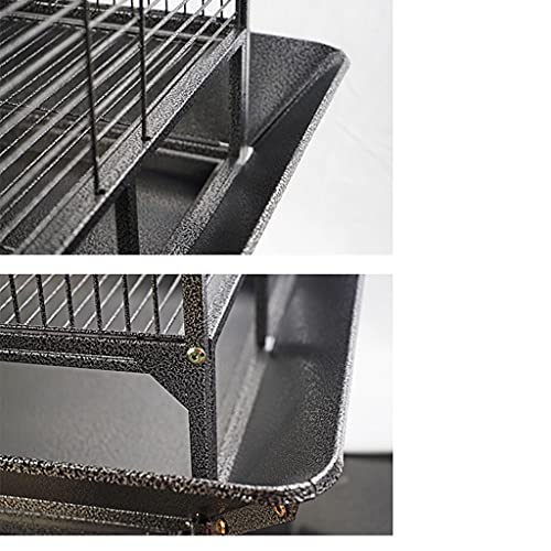 Jaula de Pájaros Caja de pájaros grande para el hogar Cockatiel Black Cockatiel CAGE CON CUP DE ALIMENTACIÓN CAJA DE CAZA DE CAZA ADECUADA PARA BLACKS OF BIANDS Jaula para Pájaro Pajarera Periquito Ca