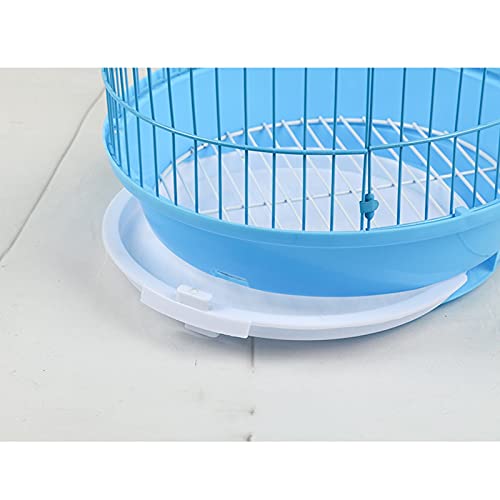 Jaula de pájaros Pequeño Hierro labrado Pájaro Pájaro Jaula Tigre Piel Pájaro Jaula Blanco Ojo Lark CAGA Caja PEQUEÑA Caja Redonda Redonda Jaula para Loros