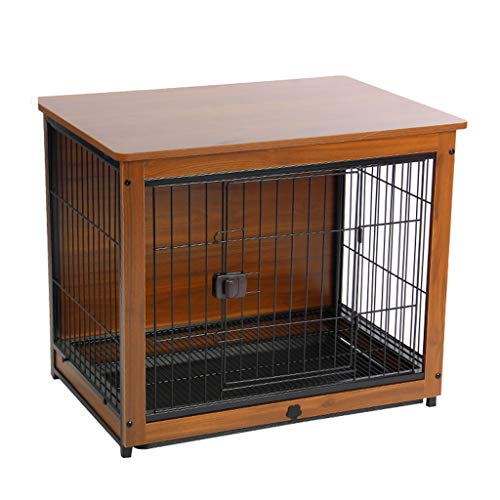 Jaula de perro Mascota jaula con cajón cubierta de la jaula de perro mascota cerca del perro de interior de la jaula perro de la casa Cama del gato del conejo Perrito y animales pequeños.