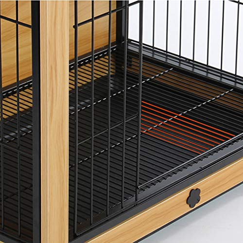 Jaula de perro Mascota jaula con cajón cubierta de la jaula de perro mascota cerca del perro de interior de la jaula perro de la casa Cama del gato del conejo Perrito y animales pequeños.