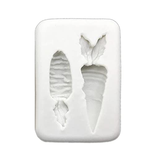 Jayehoze Molde para Hornear Pasteles de Pascua, moldes de Silicona para Fondant, Molde de Silicona para Chocolate y Zanahoria, Herramientas de decoración de Dulces Hechas a Mano para Horno